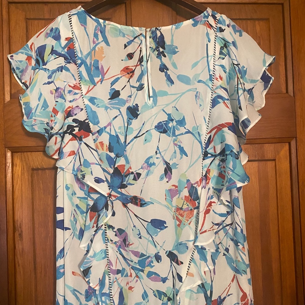 Parker Lana Drop Waist Silk Dress in Catalonia size XS - Picture 13 of 16